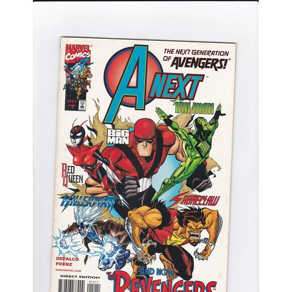 Marvel Comics A-Next‎ #12 Sept 1999 The Next Generation of Avengers Revengers - Picture 1 of 2